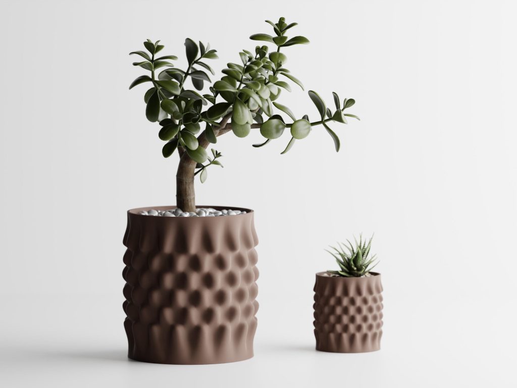 Dent No. 1 Pebble-Dimple Planter – 4" – product image