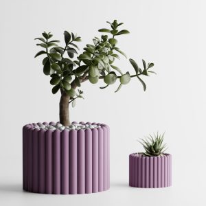 Rounded No. 1 Scalloped Planter – 4" – product image