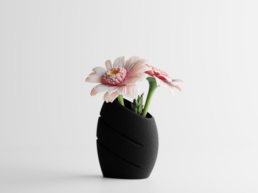 Diara Asymmetrical Vase – 7.9" – product image